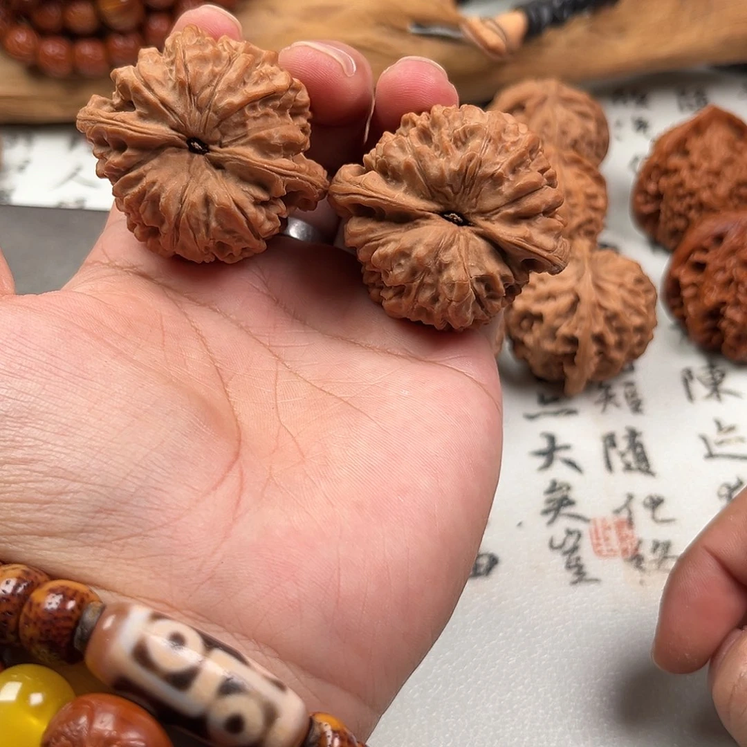 安***门吊坠文玩核桃官帽46全品