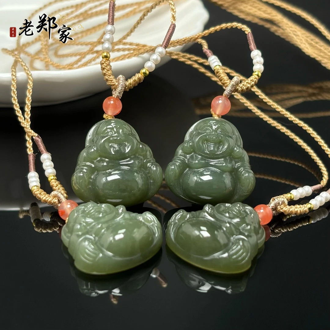 【老郑家】和田玉佛公挂件2325多样性发一件 约24*24*9mm