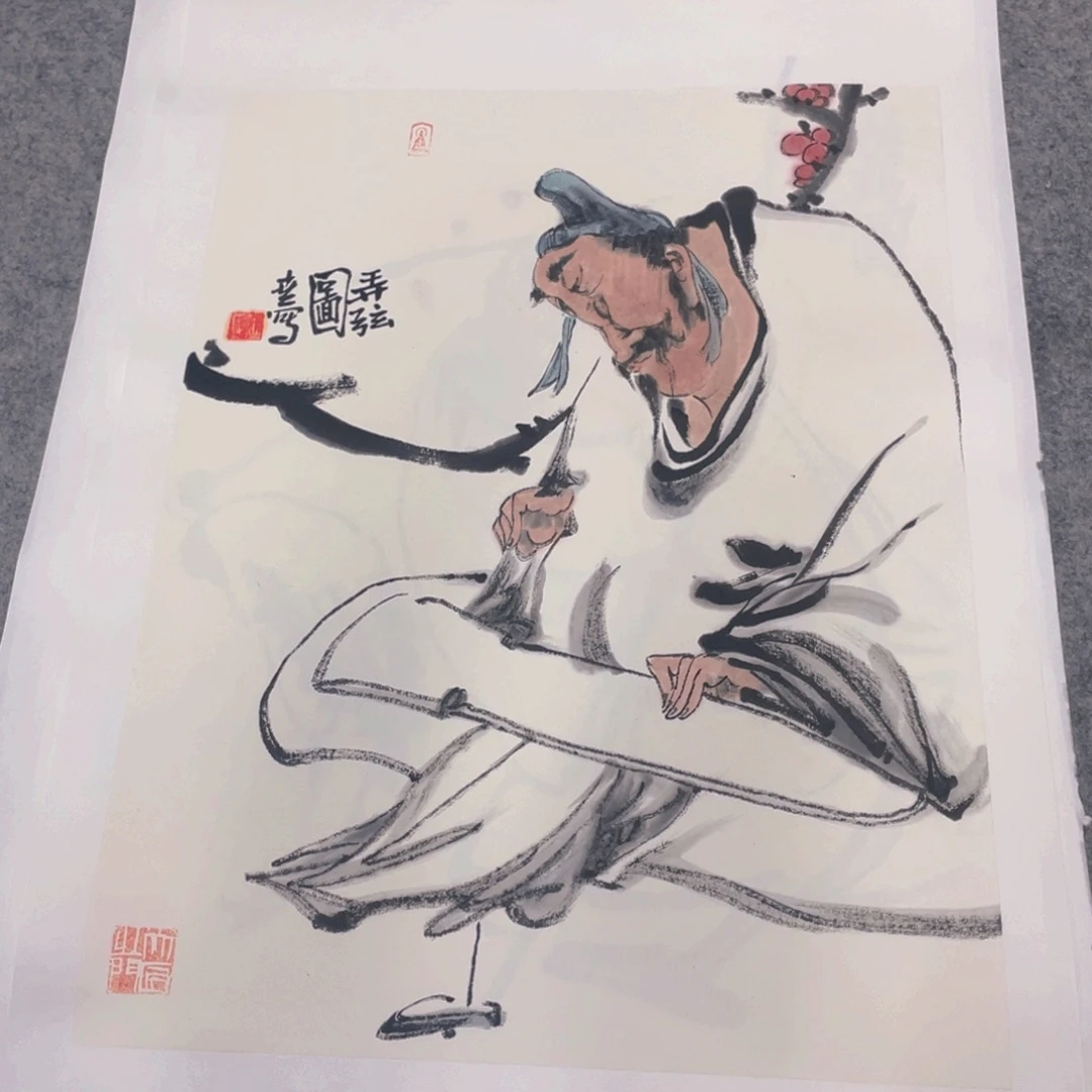 国画1.4平尺纯手绘国画作品