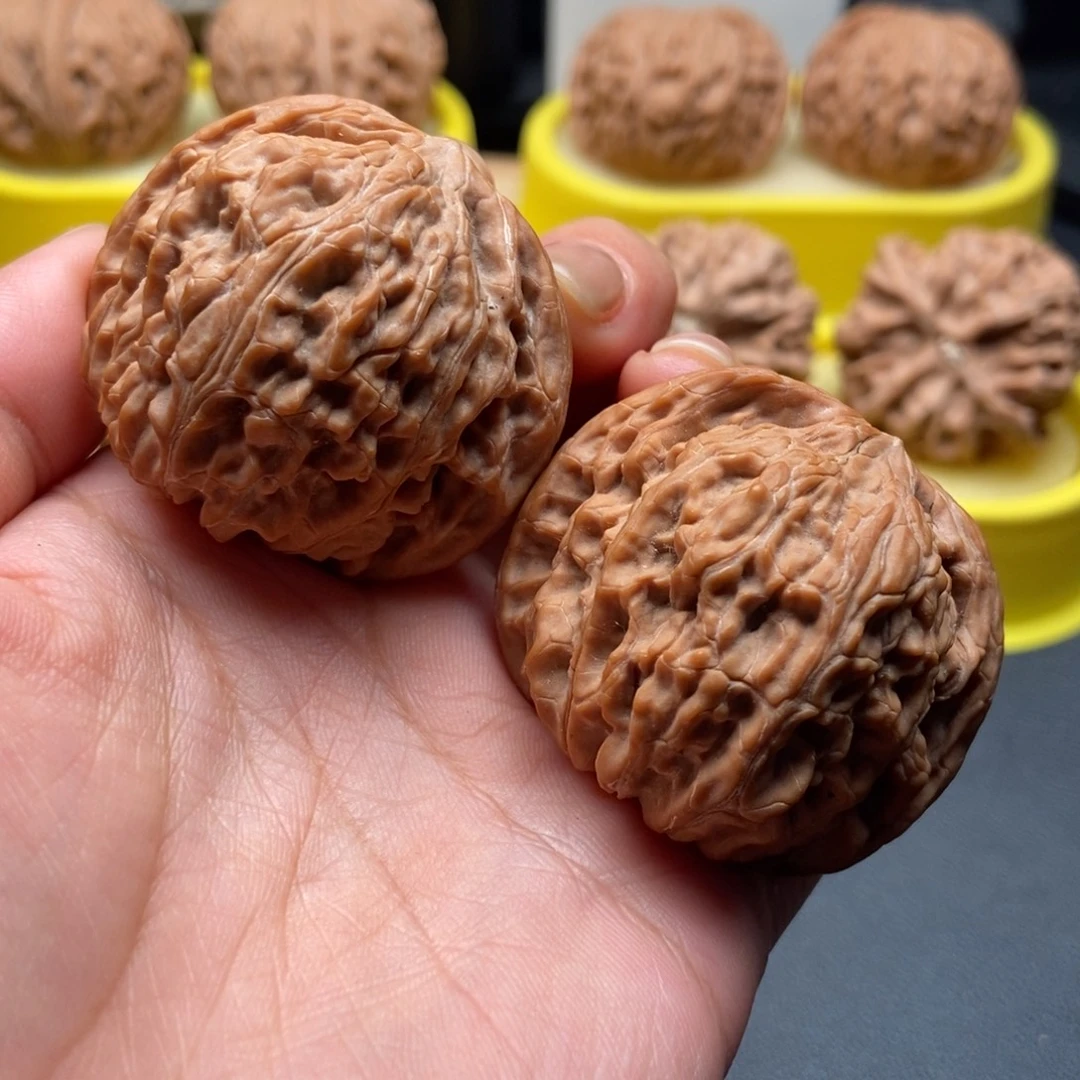 亮***亮吊坠文玩核桃42磨盘