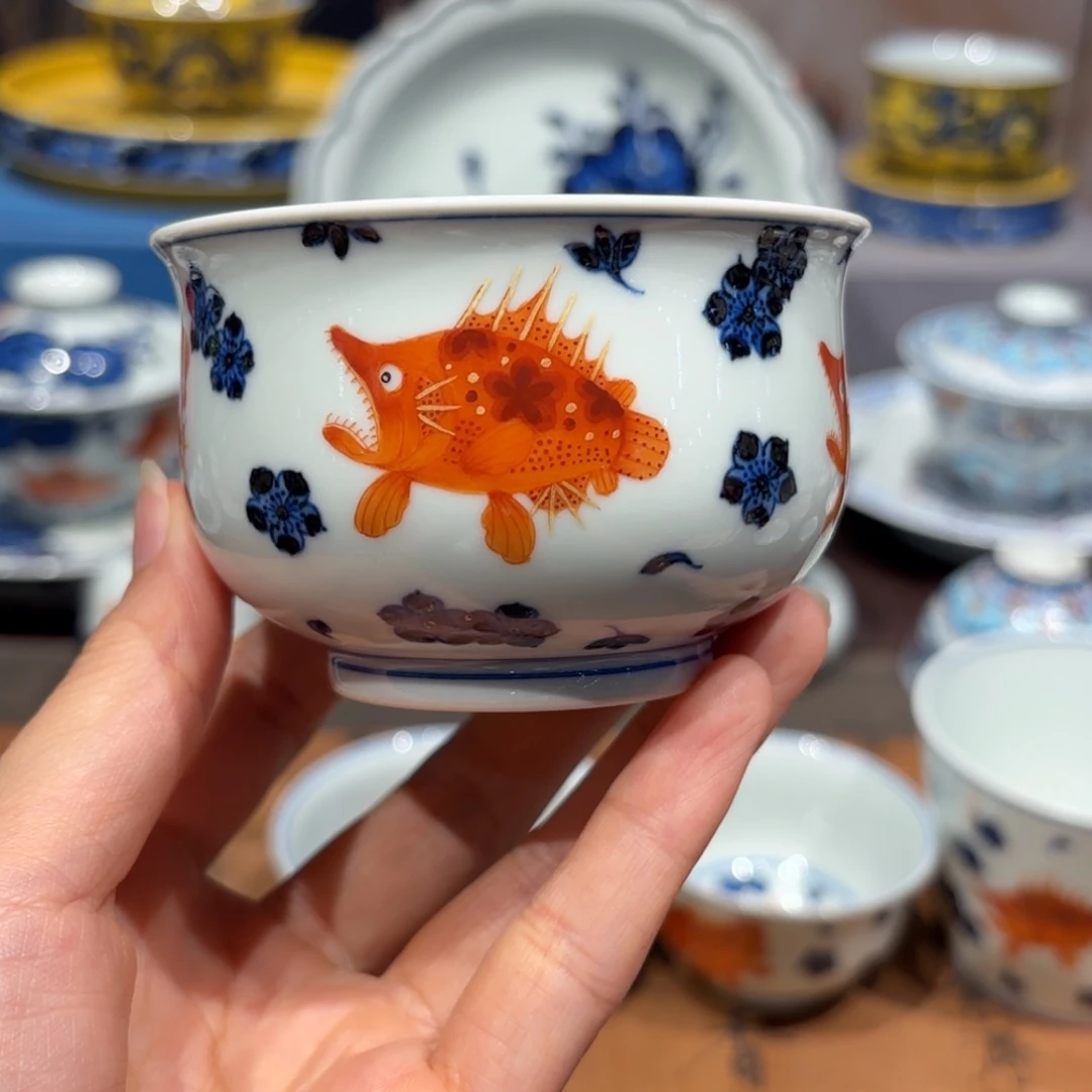 手工手绘陶瓷茶具