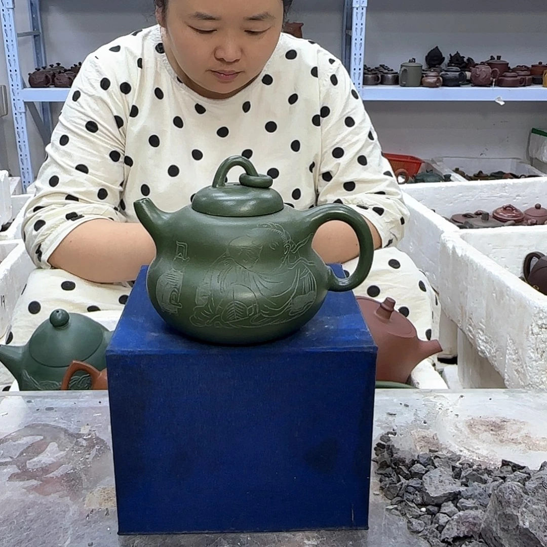 茶壶紫砂宜兴紫砂壶瑕疵处理