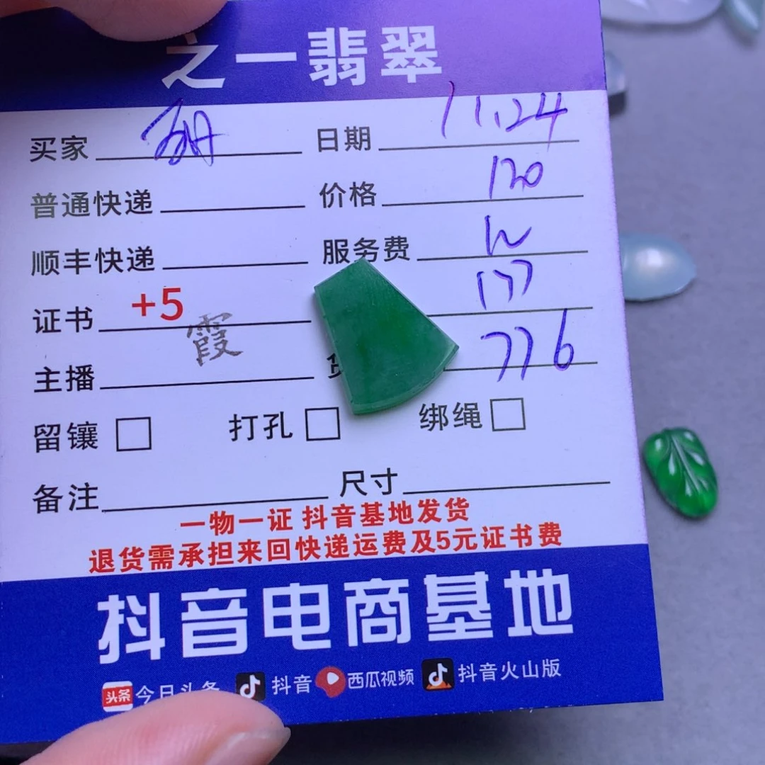 颈饰未镶嵌翡翠丽*