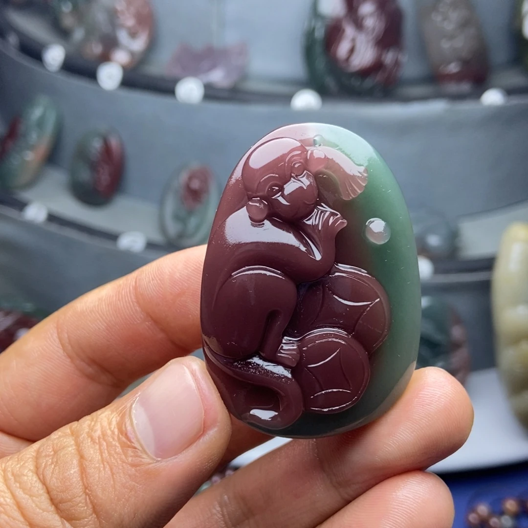 A***店玛瑙/玉髓未镶嵌颈饰