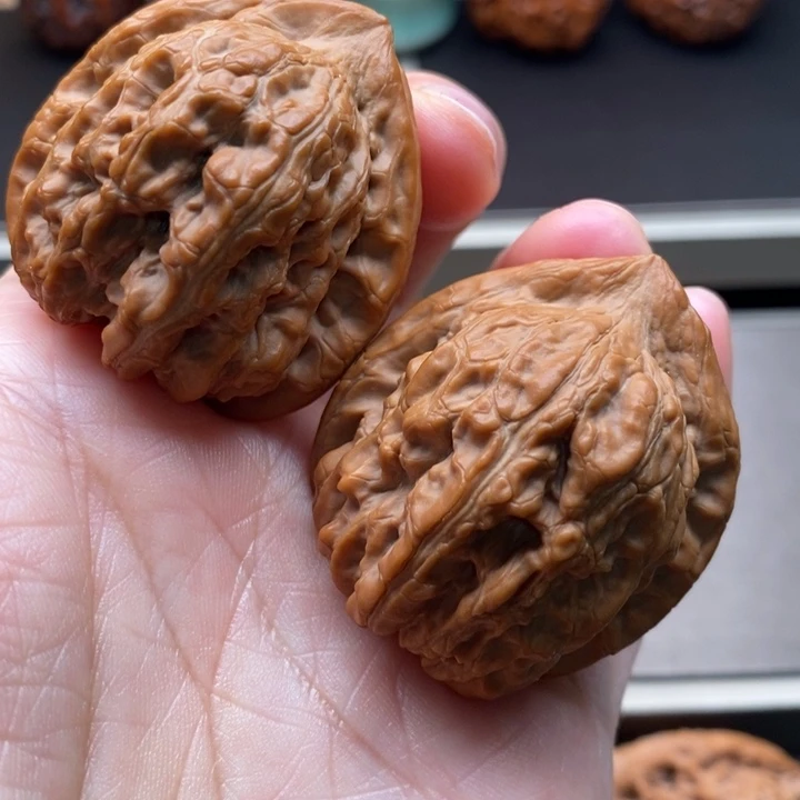 吊坠文玩核桃赤龙鸡心