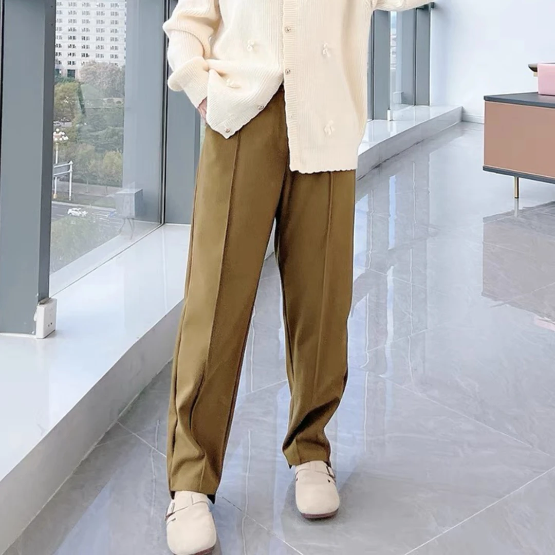 断码捡漏~~显瘦滤镜 / 好穿慵懒休闲百搭拖地裤2806花契大码200斤