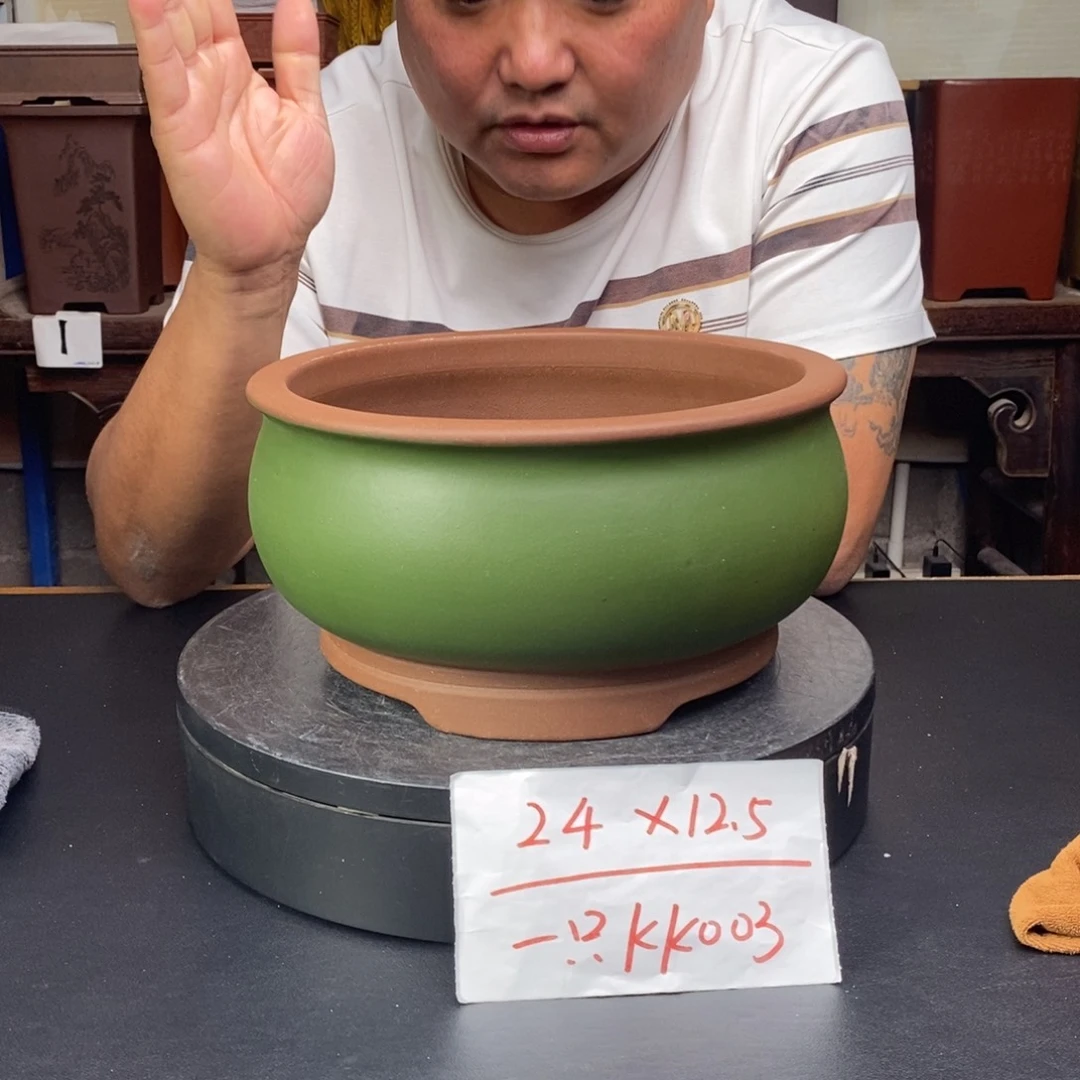 紫砂花盆货号一只KK003