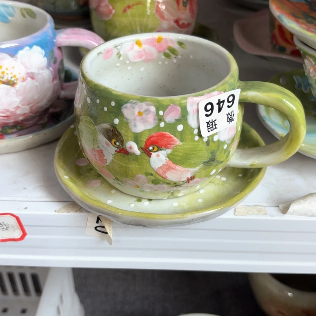 景德镇手绘高温釉下彩陶瓷茶具