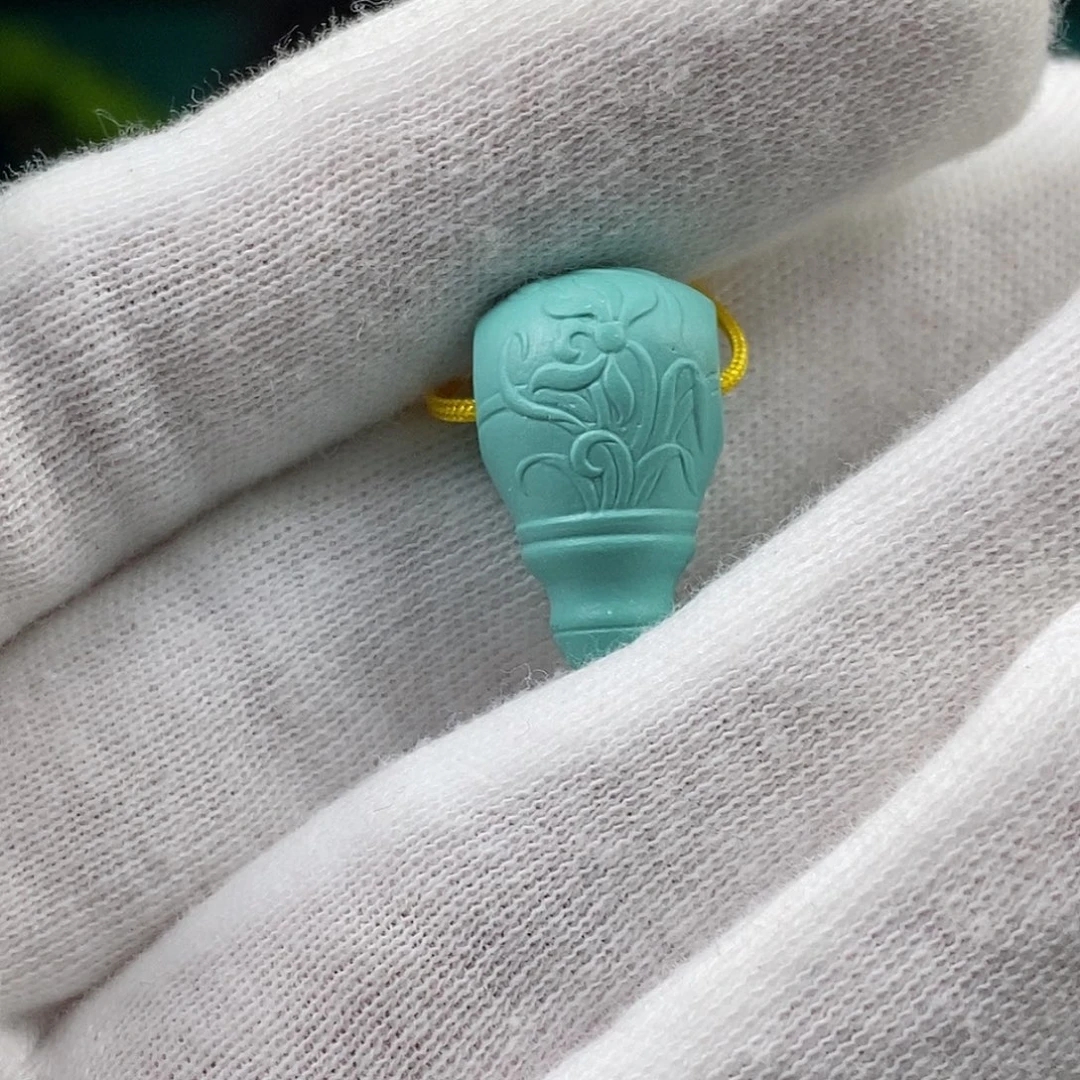 未镶嵌绿松石珠宝奇石蝶恋花 三通