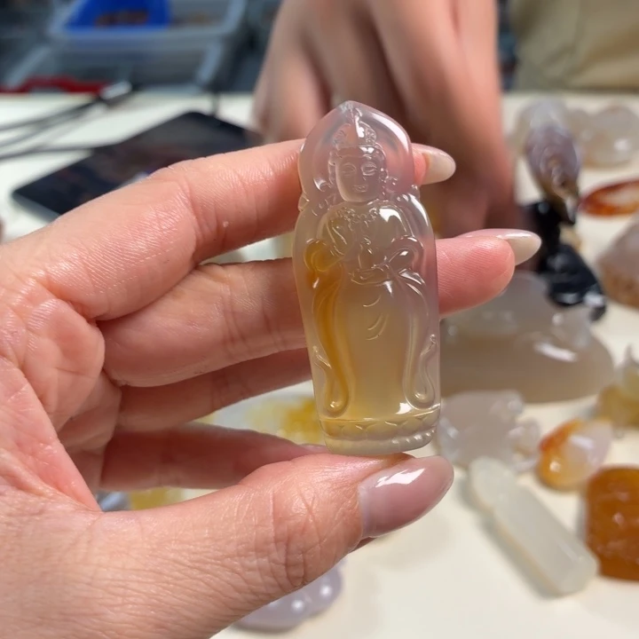 玛瑙/玉髓吊坠(不含链)未镶嵌