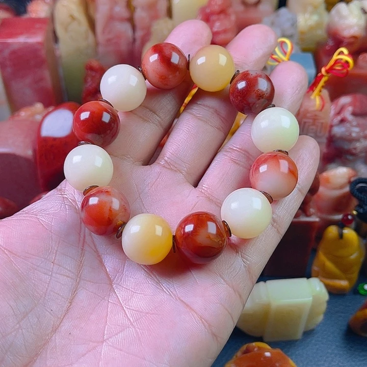 我***委寿山石芙蓉手串！！！！！！