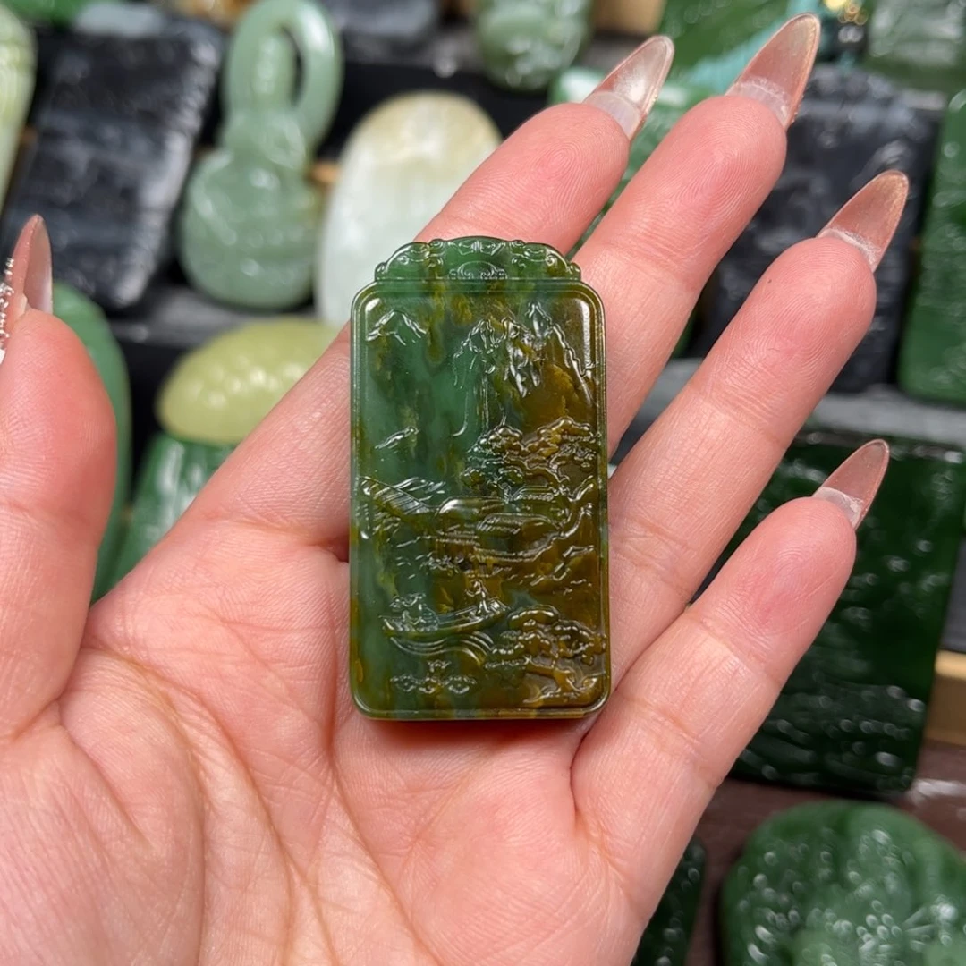 和田玉挂件未镶嵌