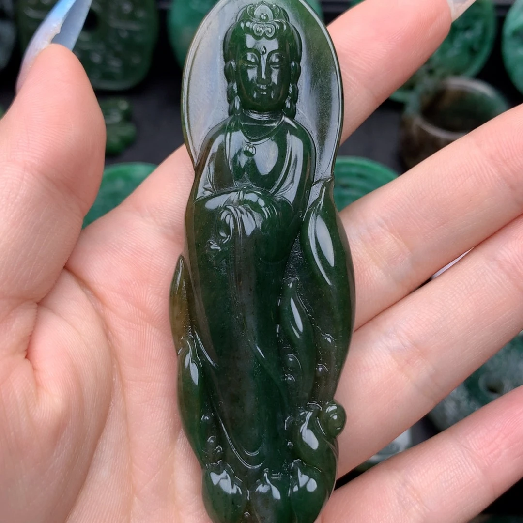 财***缘未镶嵌独山玉颈饰