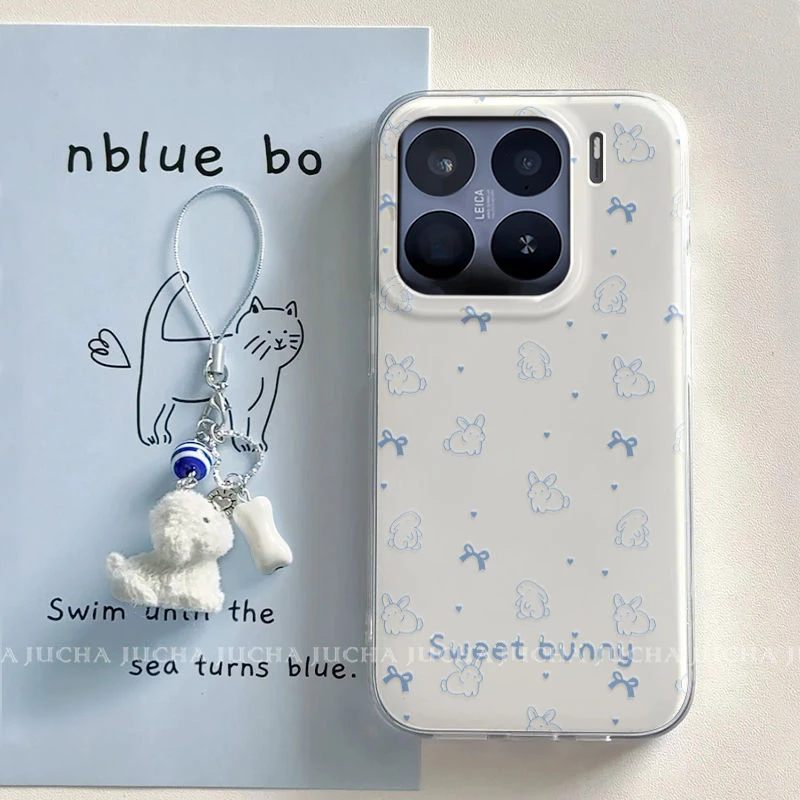 爱心兔子适用荣耀400手机壳可爱opporeno14简约vivos30小众nova14