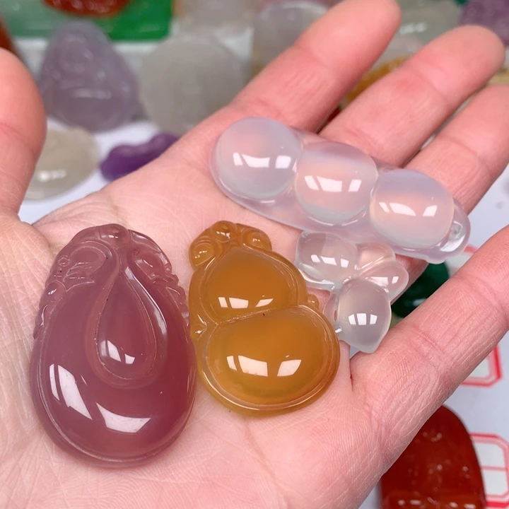 玛瑙/玉髓颈饰未镶嵌烽****吻