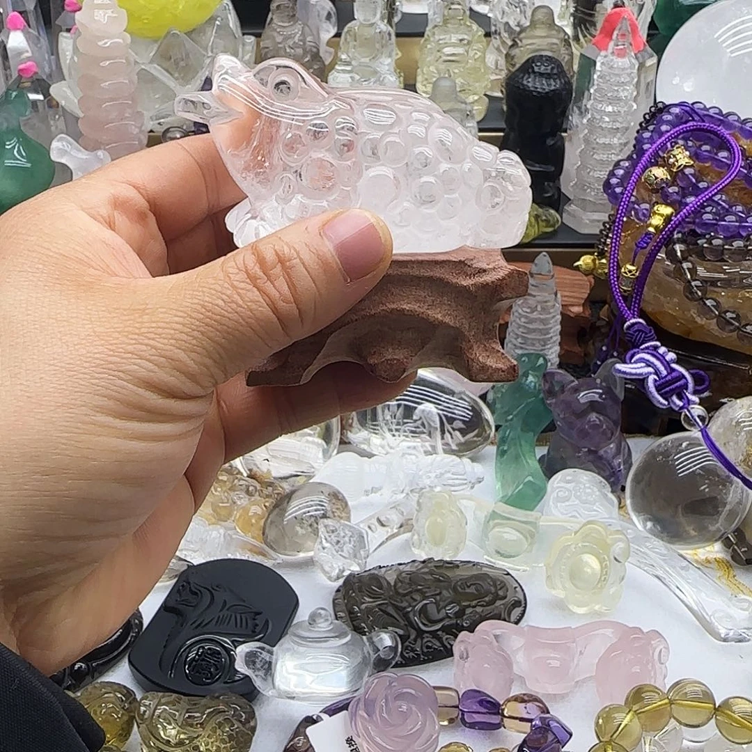 车挂未镶嵌水晶摆件