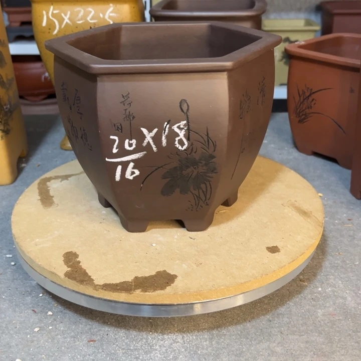 紫砂花盆紫砂花盆