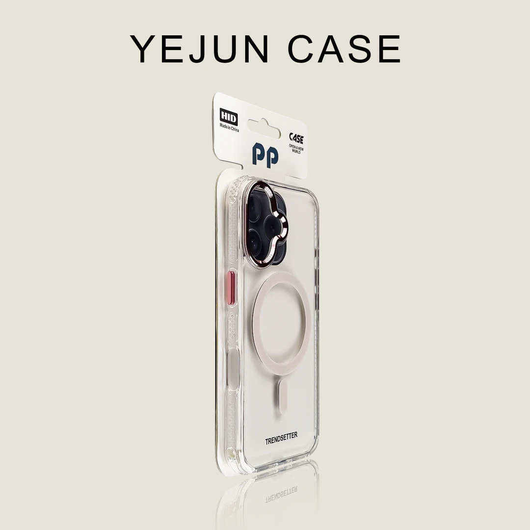 适用苹果16手机壳粉色磁吸iphone16promax透明15防滑边气囊14新款