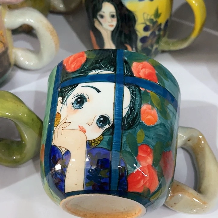 陶景德镇釉下手绘陶瓷