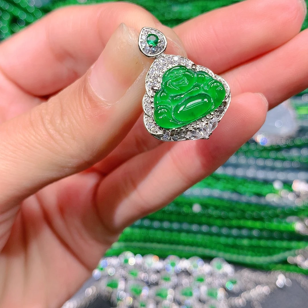 翡翠戒指未镶嵌天然翡翠