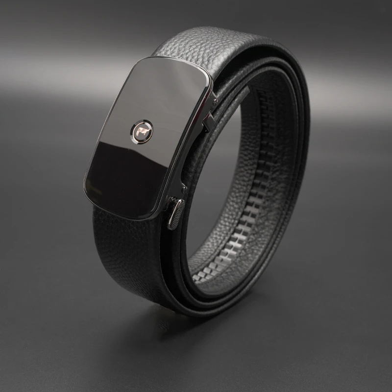 啄木鸟正品2025新款时尚休闲商务真皮带高档礼盒自动扣0002