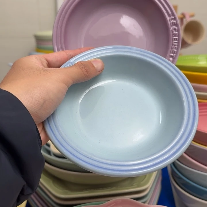 瓷片微瑕2个6英寸接骨碟