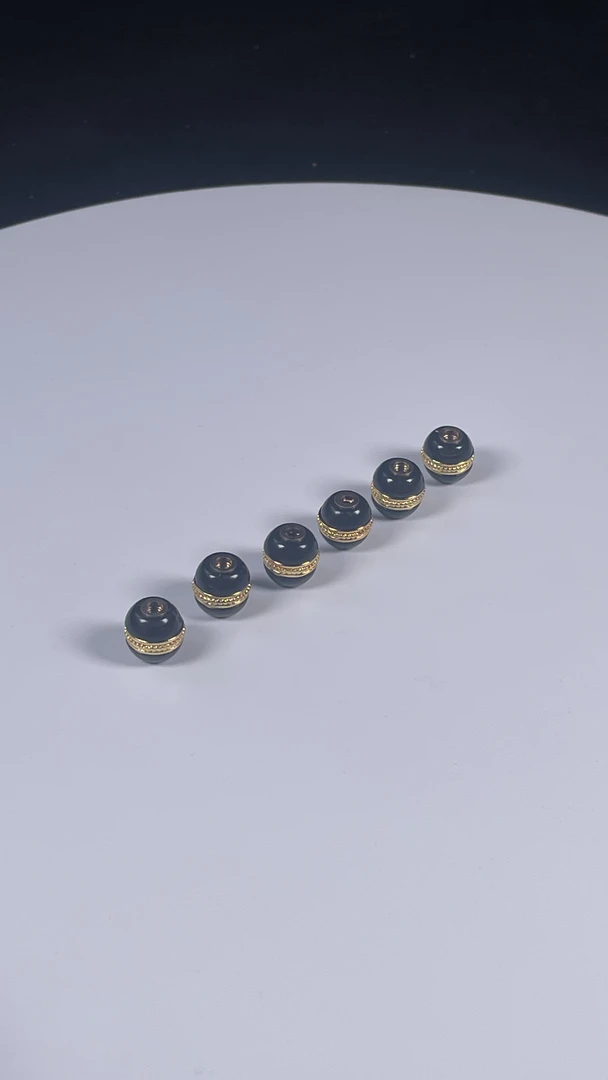 老型珠汉堡珠文玩配珠(单颗)