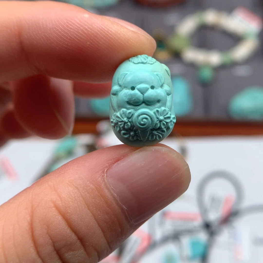 未镶嵌绿松石绿松石