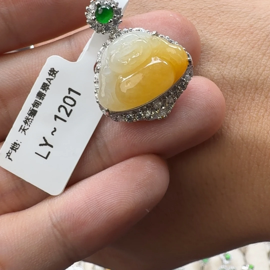 翡翠银S925镶嵌戒指天然缅甸翡翠A货