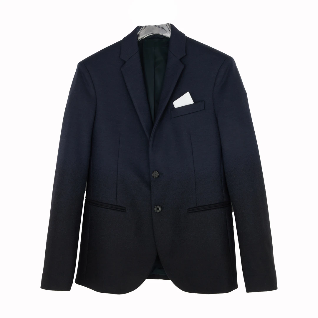 NEIL BARRETT 男式蓝色双扣西服英伦风西服外套 BGI231J.1265.167