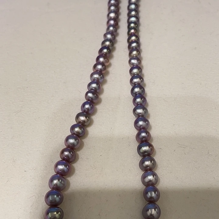 淡水珍珠颈饰银S925镶嵌微***崽