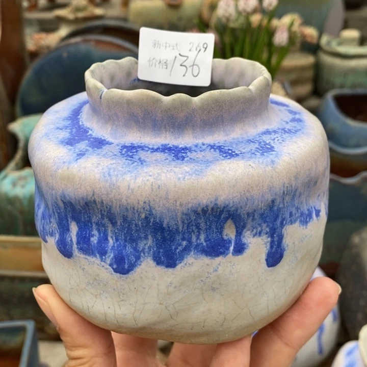 粗砂花盆1987盆新中式269