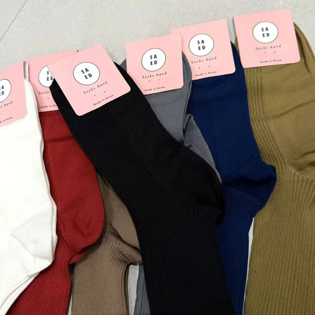 【慧姐韩国正品】2025春夏新款女士中筒袜/N0退N0换