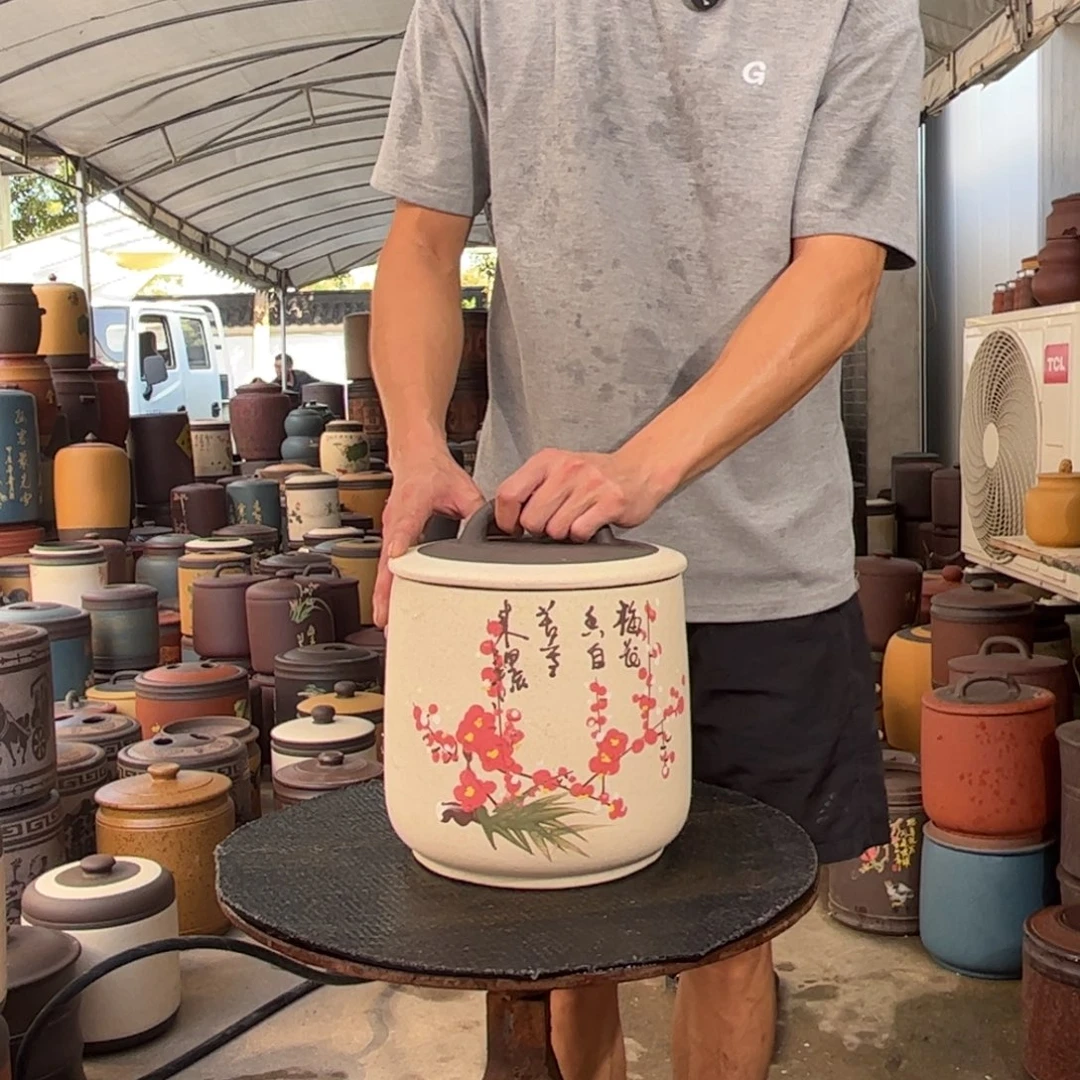 紫砂茶叶罐8 饼茶叶罐