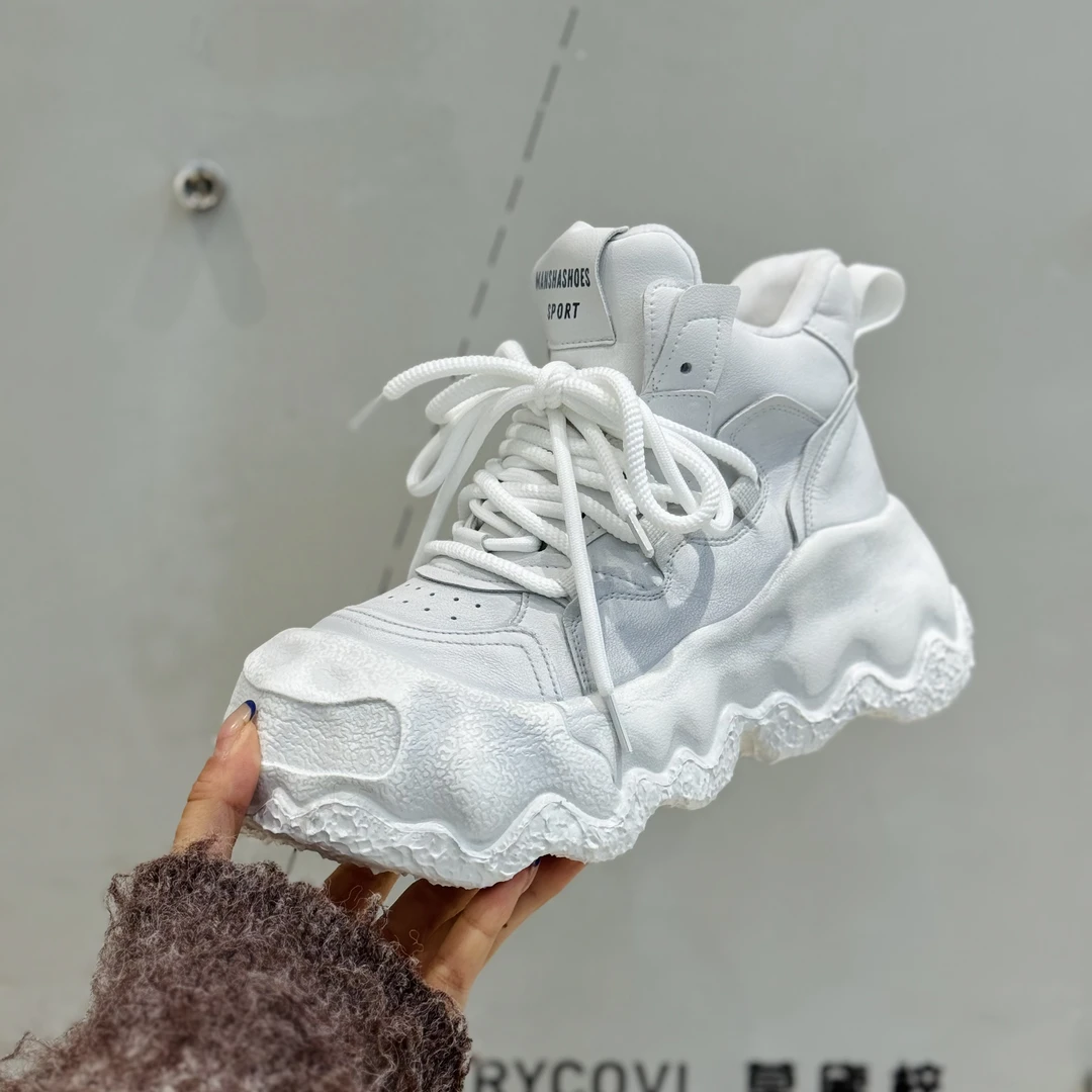 新款老爹鞋时尚运动休闲鞋百搭小白鞋潮厚底鞋子女款秋冬185