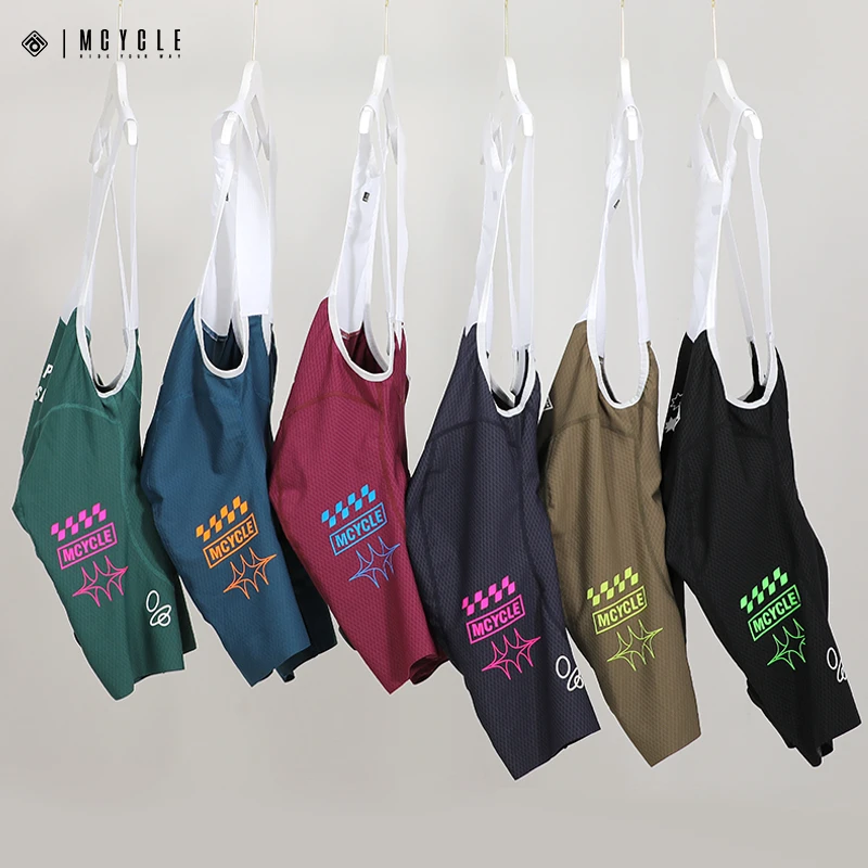 魅骑mcycle骑行背带短裤男女款自行车公路车夏高弹透气速干