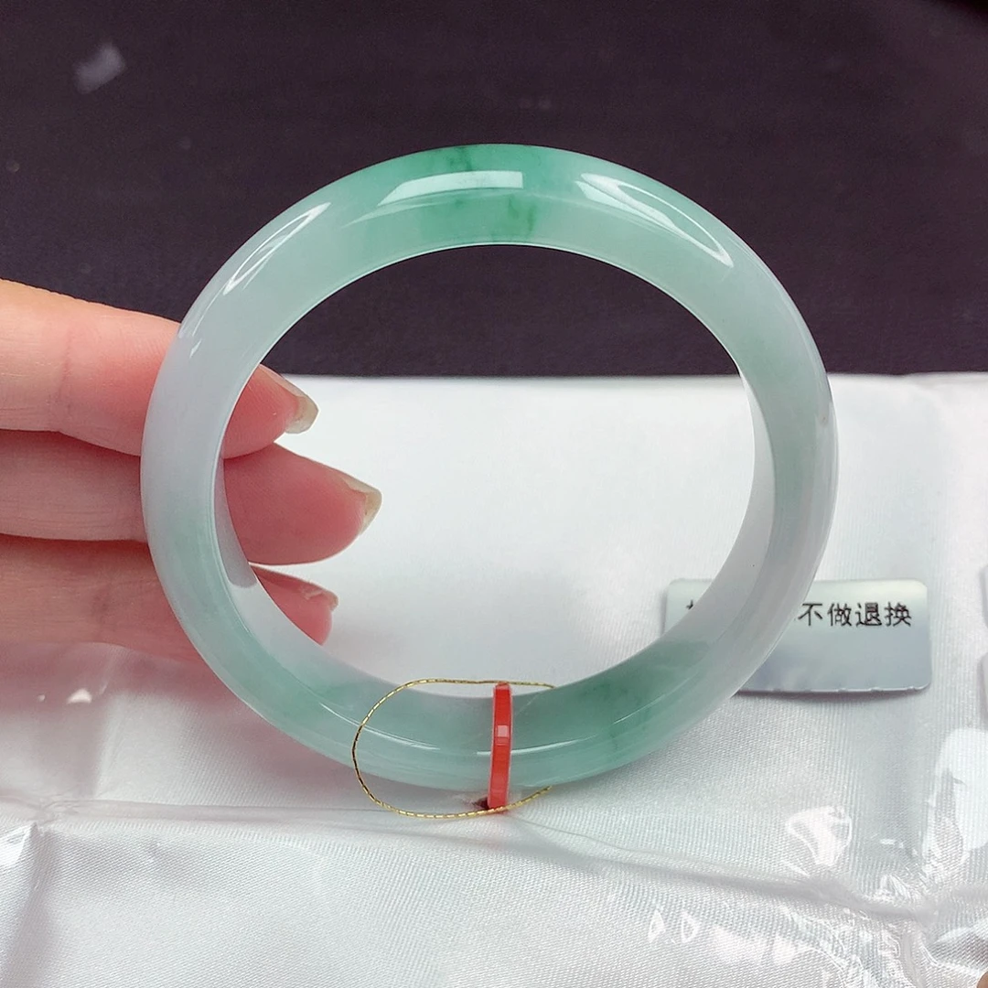 未镶嵌手镯翡翠55圈458