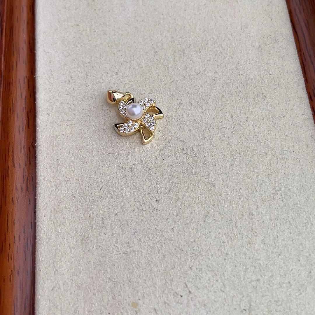 海水珍珠银S925镶嵌颈饰