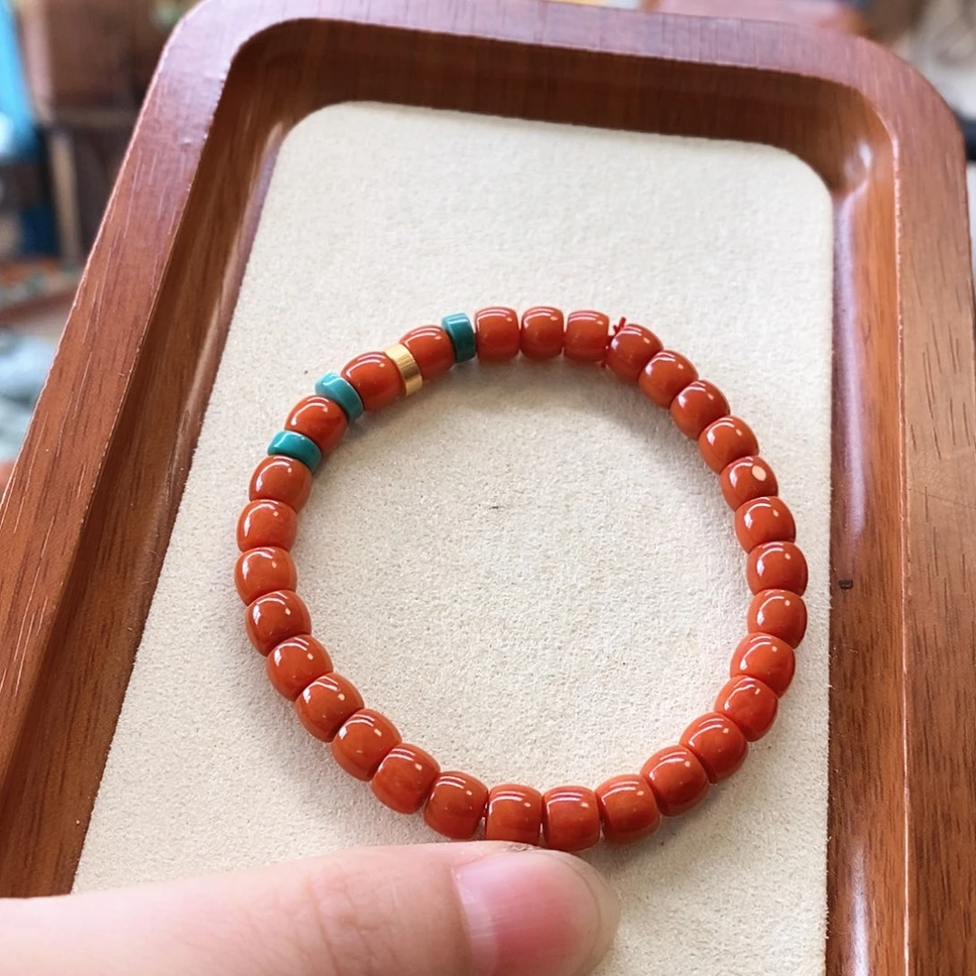 南红玛瑙手链未镶嵌南红手串