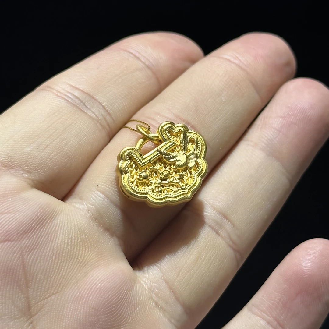 足金999 卡20 喜上眉梢滴流 2.145