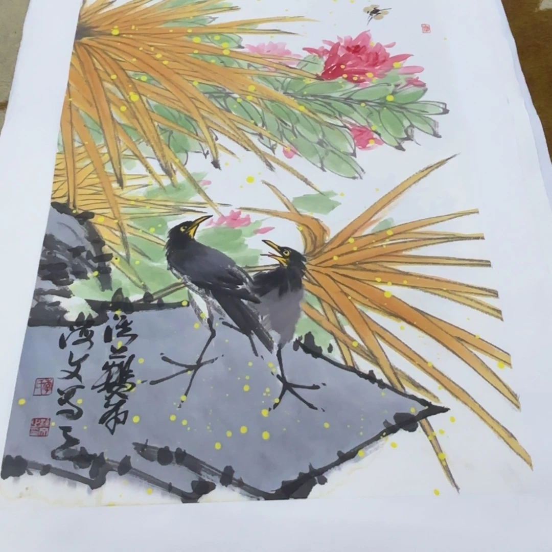 国画国画李海文老师作品刘
