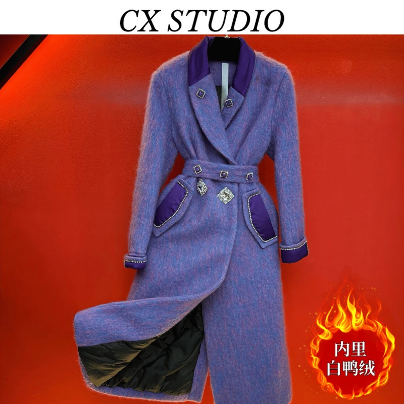 YC编码12 经典收腰轻奢时尚羽绒服(定制女装) CX292