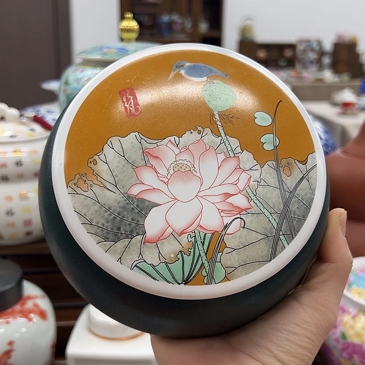 瓷片茶叶罐茶叶罐