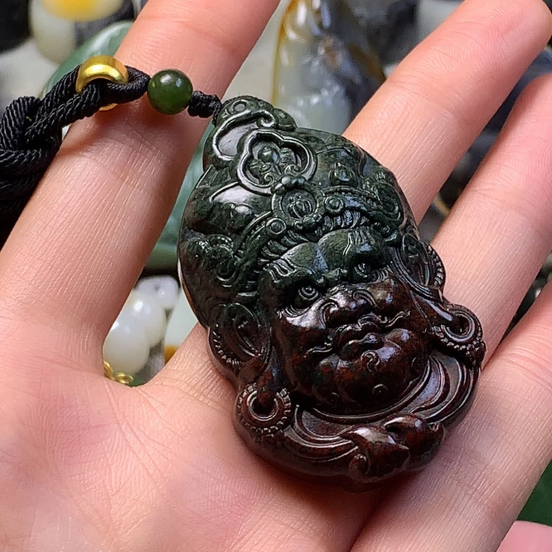 颈饰未镶嵌和田玉漂**海