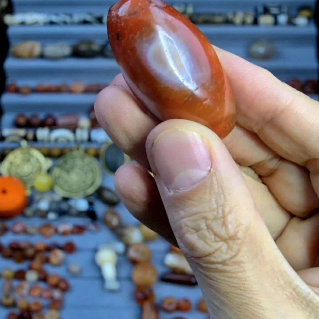 南红玛瑙未镶嵌颈饰d34n89p14y1o2n0
