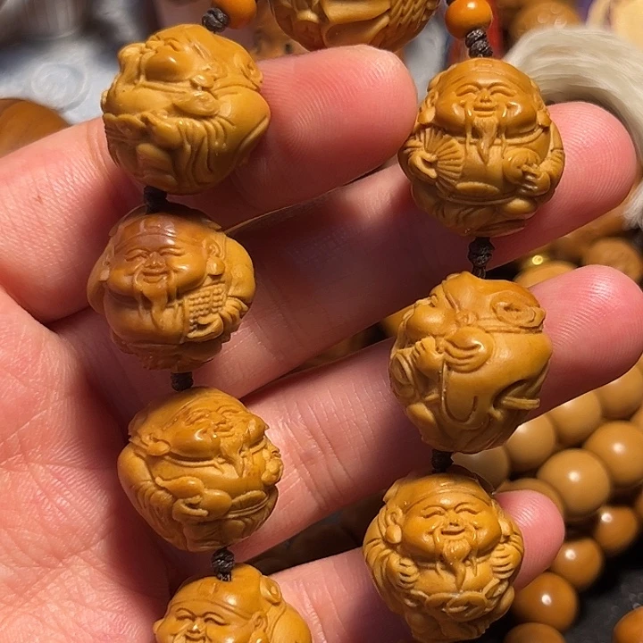 橄榄核手串/手链元甲财神