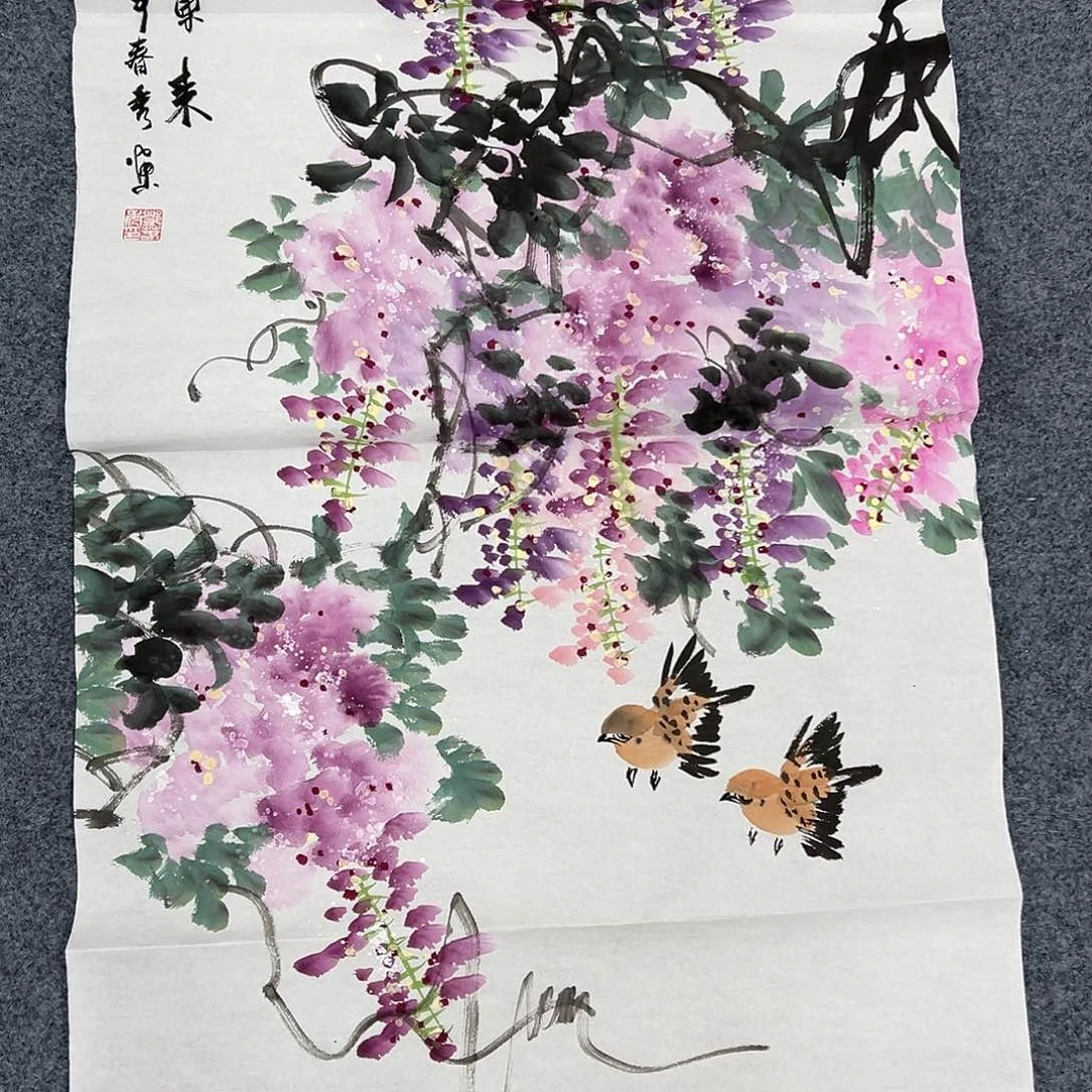 国画纯手绘作品图