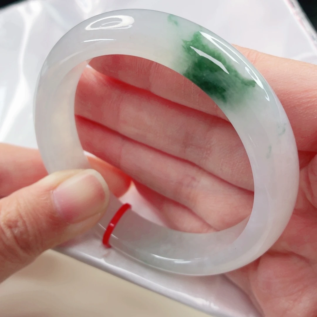 翡翠未镶嵌手镯57.1圈25111