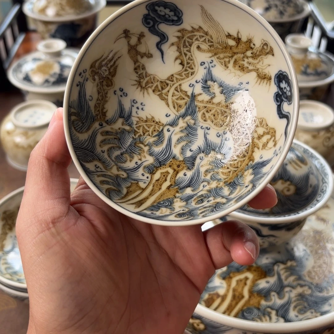 瓷片景德镇手绘茶器