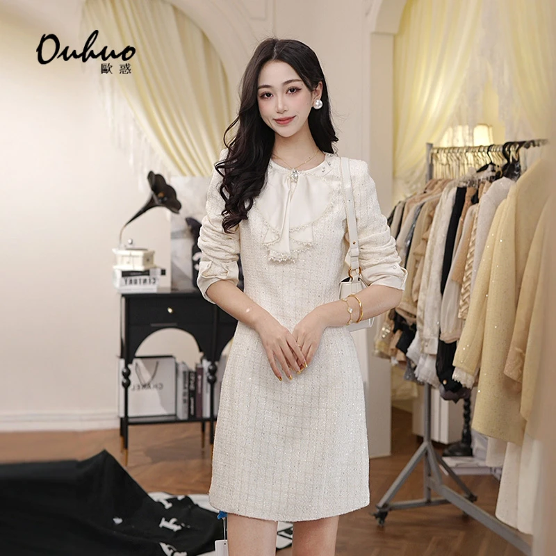 【春节福利】连衣裙加绒气质优雅OHDRH11127